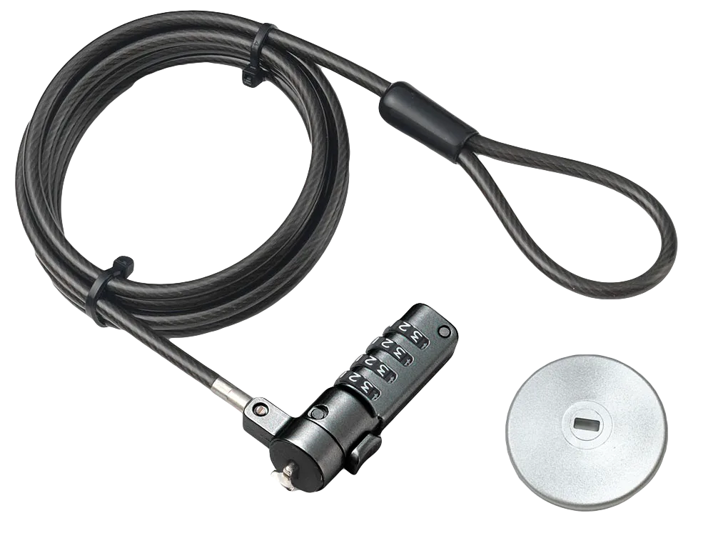 RCT 4 digit combination universal notebook security lock ...