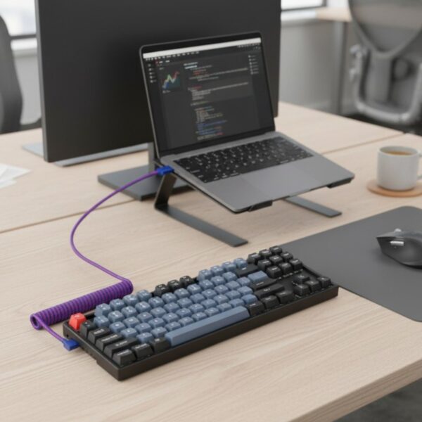 4895248821700_CAB-1-6.jpg Keychron Premium Coiled Aviator USB Cable