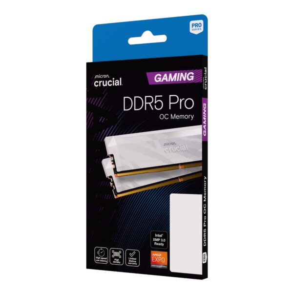 Crucial Pro Overclocking DDR5-6400 32GB Desktop Gaming Memor