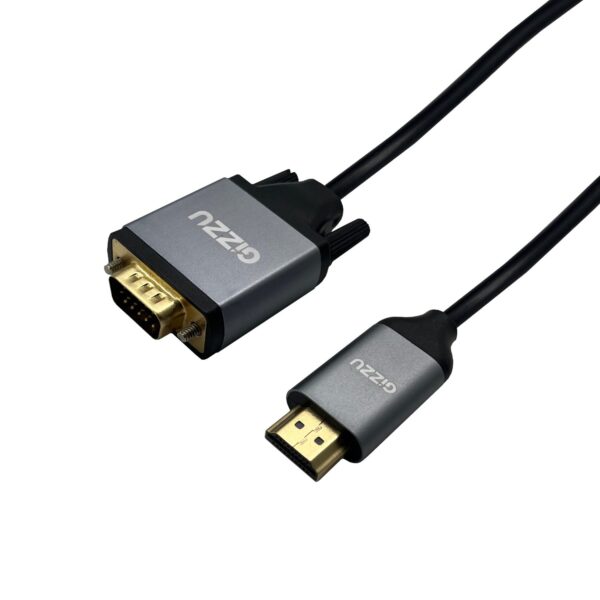 Gizzu Full HD HDMI to VGA Cable (1.8m)