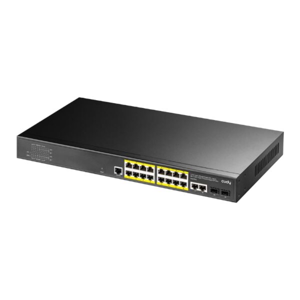 GS2018PS2_wr_02.jpg Cudy 16 Port Layer 2 Managed Gigabit PoE Switch