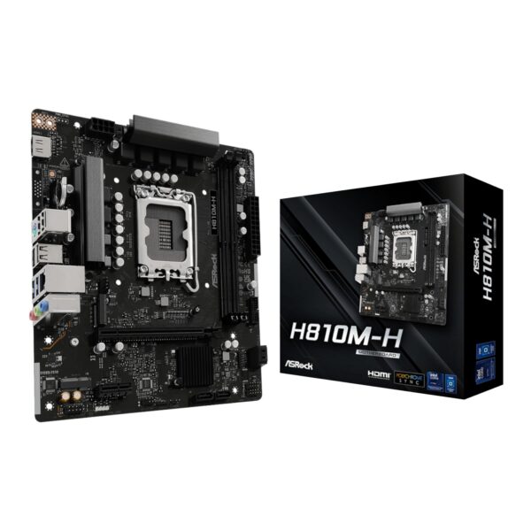 ASRock H810M-H Intel LGA1851 Micro ATX Motherboard