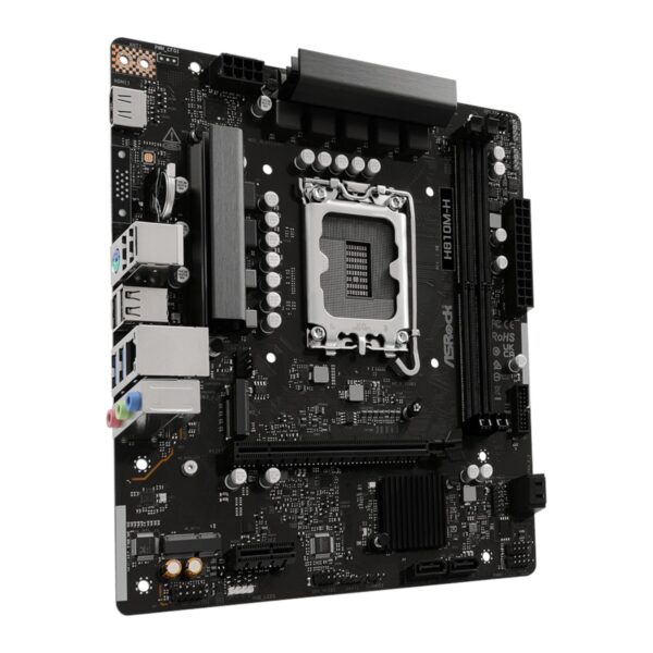 ASRock H810M-H Intel LGA1851 Micro ATX Motherboard