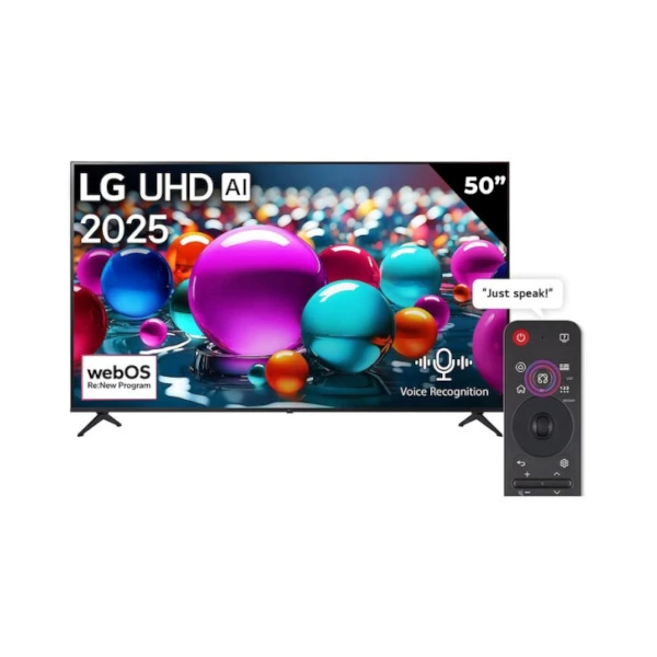 LG 50 inch UHD AI HDR10 webOS25 Smart TV LG 50 inch UHD AI HDR10 webOS25 Smart TV