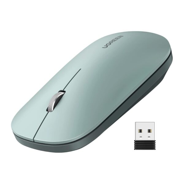 MU001-90374_UGreen-Portable-2.4GHz-Wireless-Mouse-Green_wr_01.jpg UGreen Portable 2.4GHz Wireless Mouse