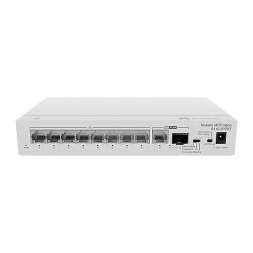 Huawei S110-8P2ST Unmanaged Switch 8 x 10/100/1000BASE-T ports