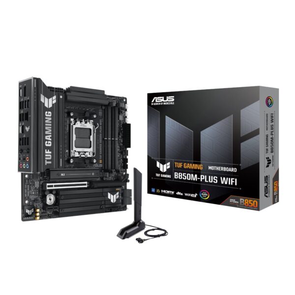 Asus TUF Gaming B850M-PLUS WIFI AM5 Micro ATX Gaming Motherb