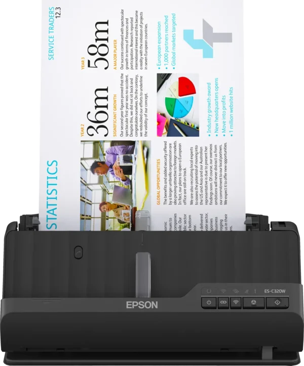 Epson ES-C320W A4 Compact Scanner