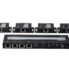4-Port 4K HDMI Cat 6 Splitter with Receivers - 1 splitter and 4 receivers