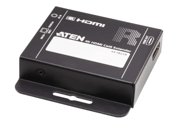 4-Port 4K HDMI Cat 6 Splitter with Receivers - 1 splitter and 8 receivers