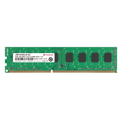 TRANSCEND 4GB JETRAM DDR3-1333 Dual Rank DESKTOP DIMM 2R x 8