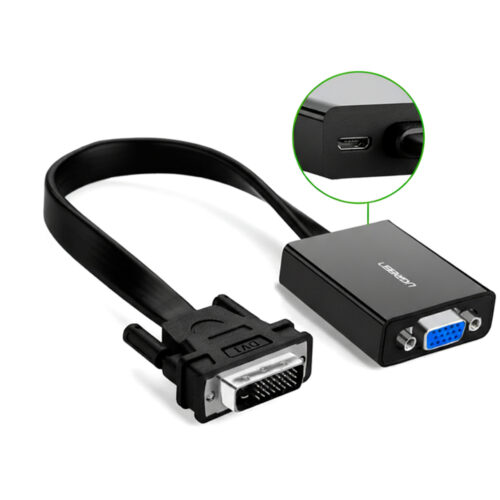 6957303842599_MM108-40259_05.jpeg UGreen DVI-D 24+1 to VGA Active Video Adapter (Male to Femal