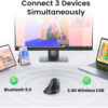 UGreen Multi-Mode Vertical Mouse Bluetooth and 2.4G Wireless