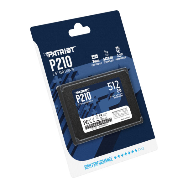 Patriot P210 512GB 2.5 Inch SATAIII SSD