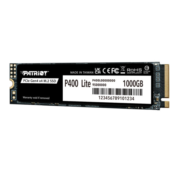 Patriot P400 Lite 1TB M.2 PCIe Gen 4 x4 NVMe SSD