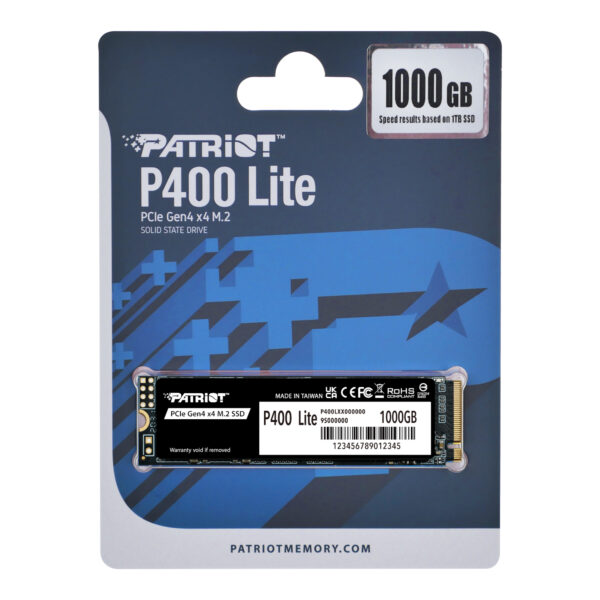 Patriot P400 Lite 1TB M.2 PCIe Gen 4 x4 NVMe SSD