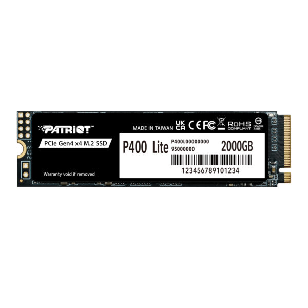 Patriot P400 Lite 2TB M.2 PCIe Gen 4 x4 NVMe SSD
