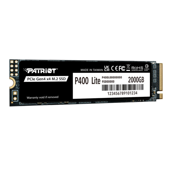 Patriot P400 Lite 2TB M.2 PCIe Gen 4 x4 NVMe SSD
