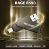 PE128GR550DSAD_Patriot-Rage-R550-128GB-USB3.2-Swing-Type-A-to-C-Flash-Drive_wr_05.jpg Patriot Rage R550 128GB USB3.2 Swing Type A to Type-C Flash