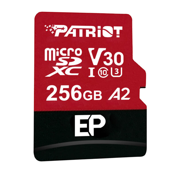 PEF256GEP32MCX_Patriot-EP-Series-256GB-MICRO-SDXC-V30-A2_wr_02.jpg Patriot EP Series 256GB MICRO SDXC V30 A2 (w/o Adaptor)