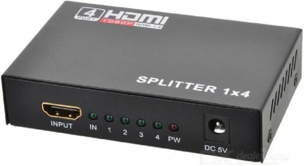 UNIQUE 4PORT 4K HDMI SPLITTER 60HZ METAL