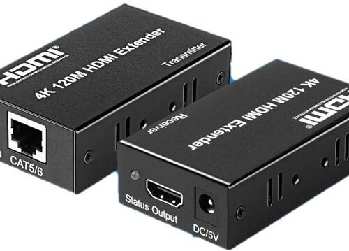 UNQUE HDMI EXTENDER 120MTR 4K CAT5/CAT6