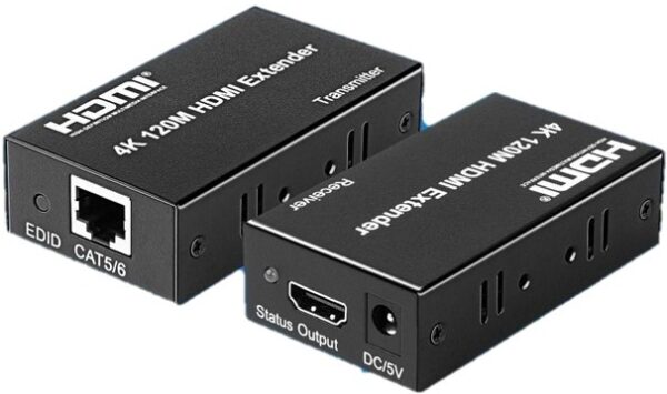 UNQUE HDMI EXTENDER 120MTR 4K CAT5/CAT6