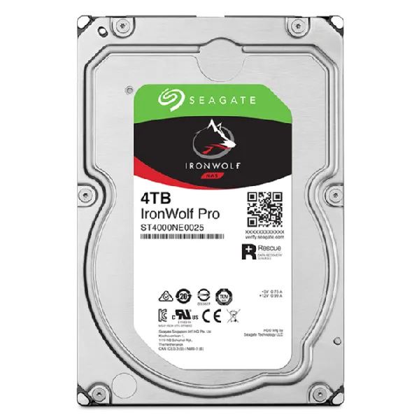Seagate Ironwolf Pro ST4000NT001 4TB 3.5'' HDD NAS Drives 72