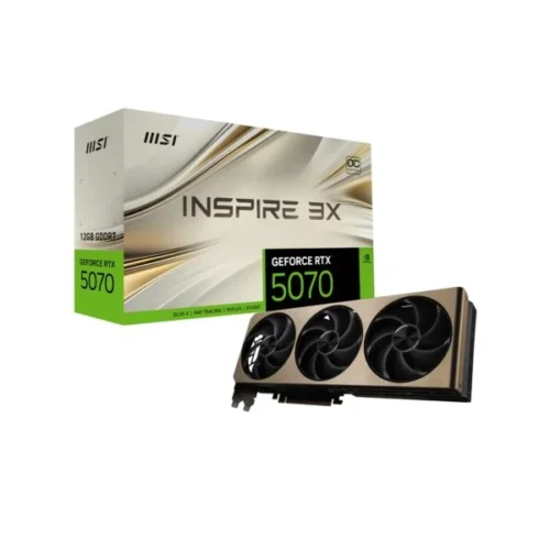 MSI GeForce RTX 5070 INSPIRE 3X OC 12GB Graphics Card MSI GeForce RTX 5070 INSPIRE 3X OC 12GB Graphics Card