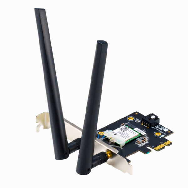 ASUS Wi-Fi 7 Tri-Band PCIe Wireless Adapter with Bluetooth 5