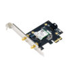 ASUS Wi-Fi 7 Tri-Band PCIe Wireless Adapter with Bluetooth 5
