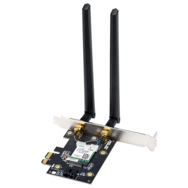 ASUS Wi-Fi 7 Tri-Band PCIe Wireless Adapter with Bluetooth 5