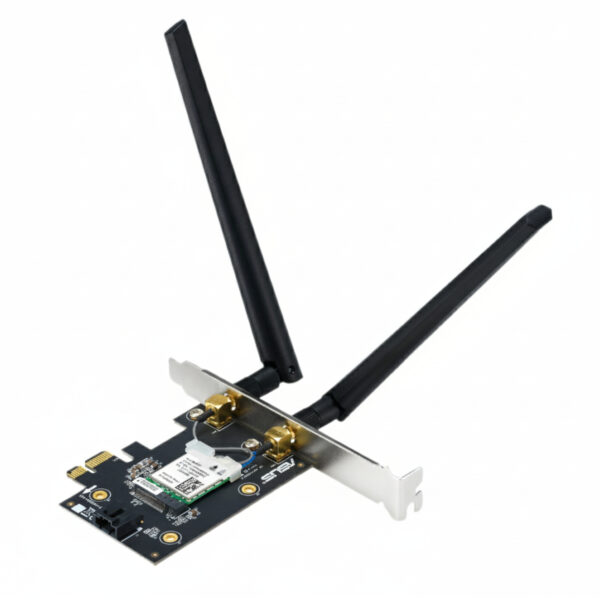 ASUS Wi-Fi 7 Tri-Band PCIe Wireless Adapter with Bluetooth 5
