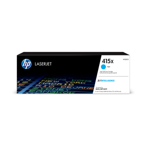 HP 415X Cyan LaserJet High Yield Toner Cartridge HP 415X Cyan LaserJet High Yield Toner Cartridge