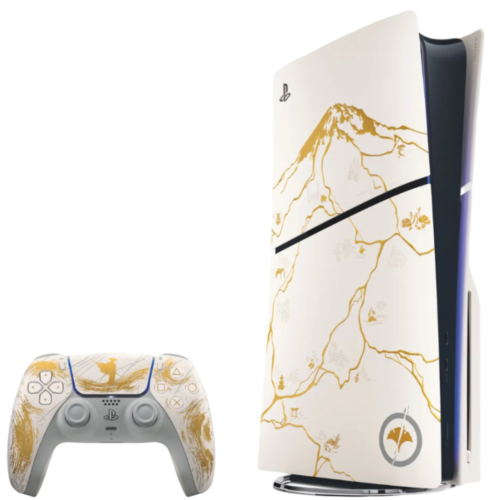 PlayStation 5 Slim Ghost of Y?tei Limited Edition Gold Bundl