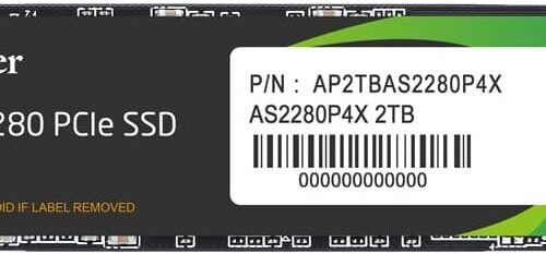 Apacer AS2280P4X M.2 PCIe Gen3 x 4 256GB SSD
