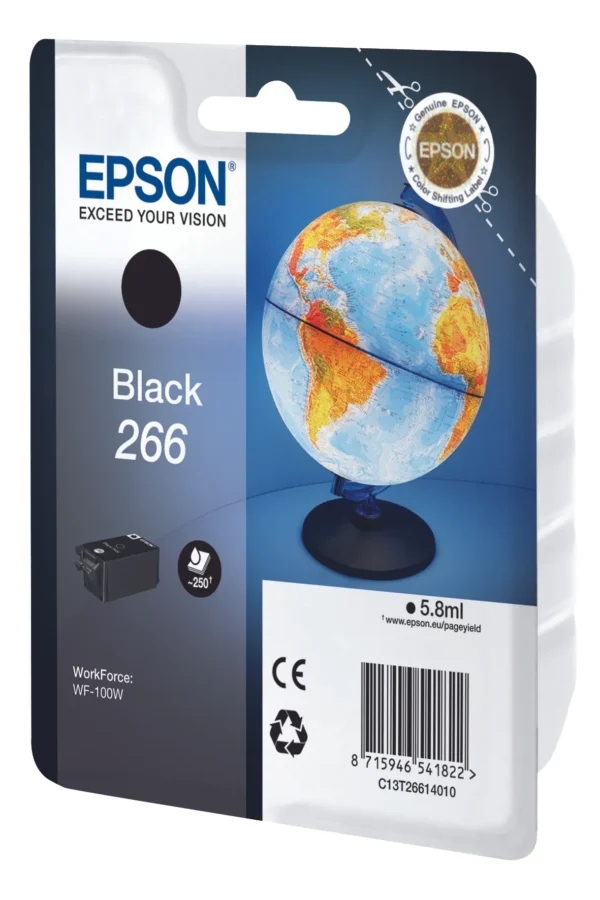 Epson 266 Globe Single Black Ink