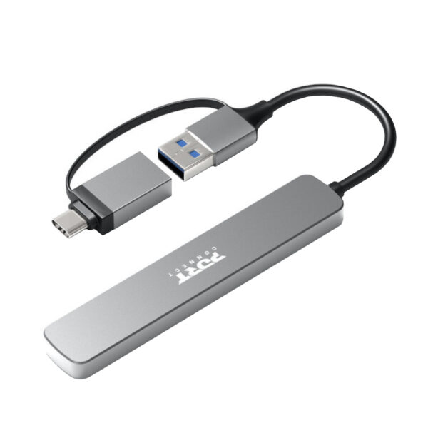 Port Connect USB Type-C to 4-port USB-A 3.0 Hub