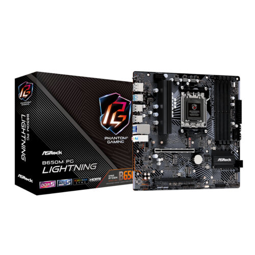 B650M-PG-LIGHTNING_ASRock-B650M-PG-Lightning-AMD-AM5-Micro-ATX-Motherboard_wr_01a.jpg ASRock B650M PG Lightning AMD AM5 Micro ATX Motherboard