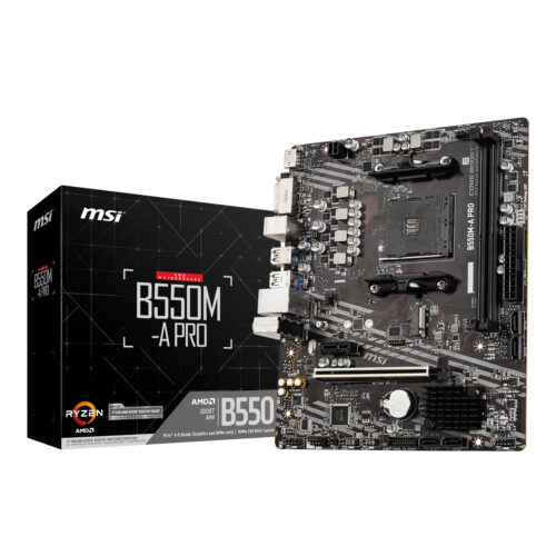 PROB550M-APRO_MSI-B550M-A-Pro-AM4-M-ATX-Motherboard-Black_wr_01a.jpg MSI B550M-A Pro AM4 M-ATX Motherboard