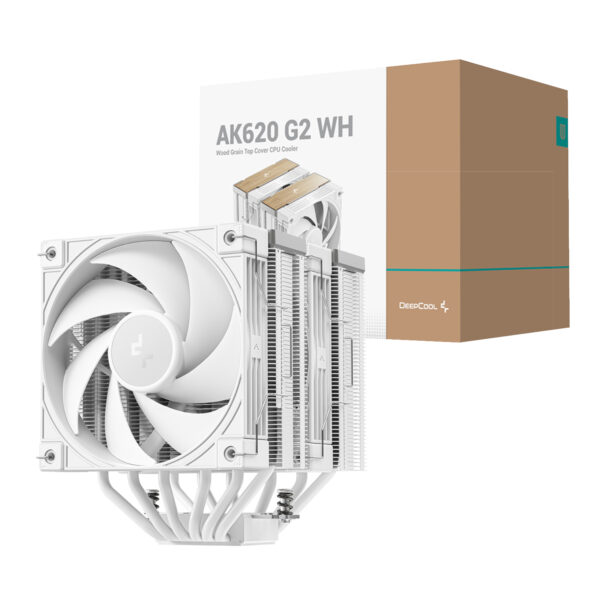 R-AK620G2-WHNNMN-GJD_DeepCool-AK620-G2-120mm-CPU-Air-Cooler-White_wr_01.jpg DeepCool AK620 G2 120mm CPU Air Cooler