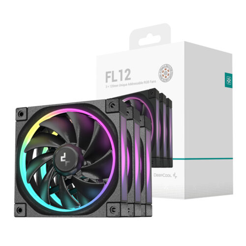 DeepCool FL12 3-in-1 ARGB 120mm PWM 3 Fan Pack