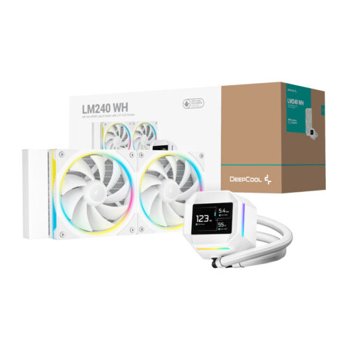 R-LM240-WHDMMC-1_DeepCool-LM240-ARGB-240mm-AiO-Liquid-Cooler-White_wr_01a.jpg DeepCool LM240 ARGB 240mm AiO CPU Liquid Cooler