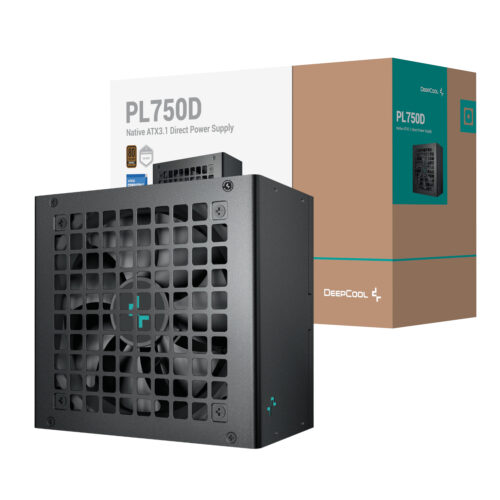 DeepCool PL750D 750W 80PLUS Bronze ATX3.1 Non-Modular Power