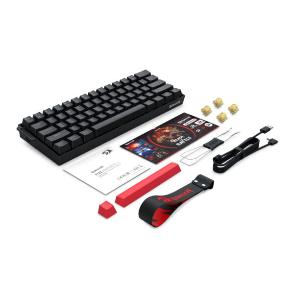 Redragon FIZZ Magnetic Plus 60% RGB Gaming Keyboard