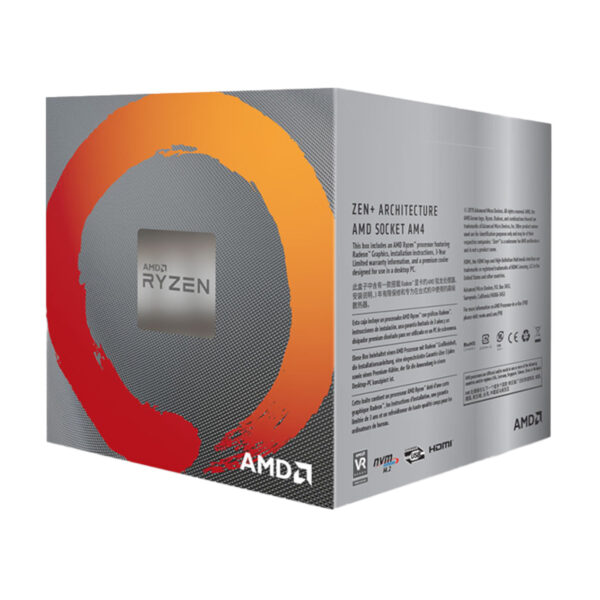 AMD CPU Desktop Ryzen 5 3400G 4C/8T (4.2GHz
