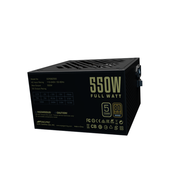 550W BRONZE 80+ PSU