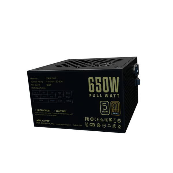 650W BRONZE 80+ PSU