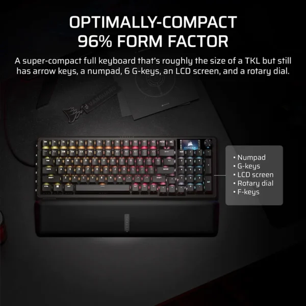 Corsair VANGUARD PRO 96% Hall Effect Gaming Keyboard
