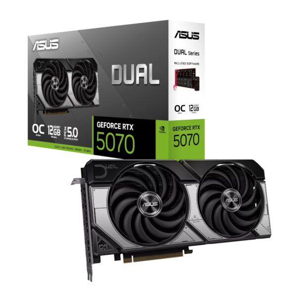 ASUS Dual GeForce RTX 5070 12GB GDDR7 OC Edition Graphics Ca